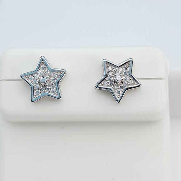 "925 Sterling Silver Cubic Zirconia Earrings, U19254834 - Picture 5 of 11